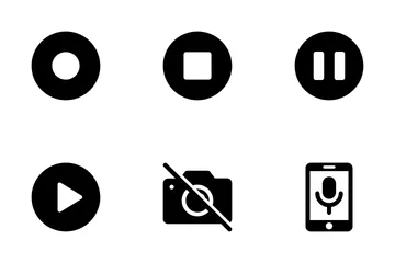 Audio, Photography Vol-2 Icon Pack