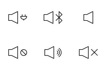 Audio-Bedienelemente Symbolpack