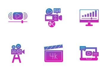 Audio und Video Symbolpack