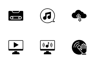 Audio und Video Symbolpack