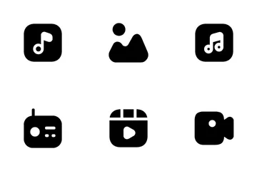 Audio Video Image Icon Pack