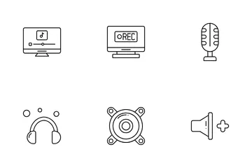 Audio Visual Icon Pack
