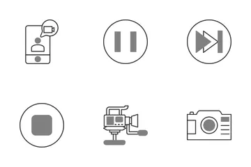 Audio y video Paquete de Iconos