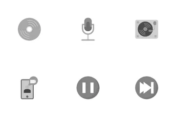 Audio y video Paquete de Iconos