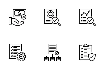 Audit und Compliance Symbolpack