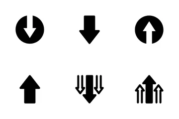 Augmenter et diminuer Pack d'Icônes