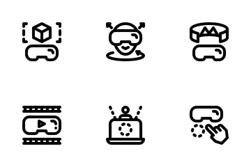 Augmented And Virtual Reality Icon Pack