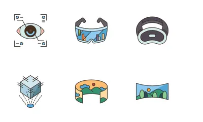 Augmented Reality Technology 2 Icon Pack