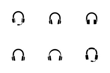 Auriculares Paquete de Iconos