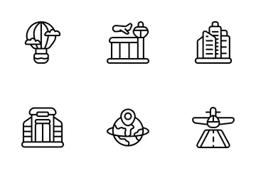 Auslandsreise Symbolpack