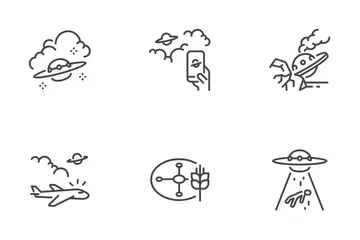 Außerirdischer Symbolpack
