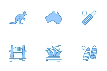Australia Independence Day Icon Pack