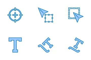 Auswahl und Cursor Icon Pack