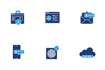 Authentification multifacteur Pack d'Icônes