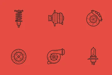 Auto Parts Icon Pack