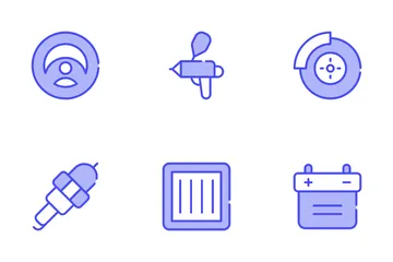 Auto Spare Parts Icon Pack