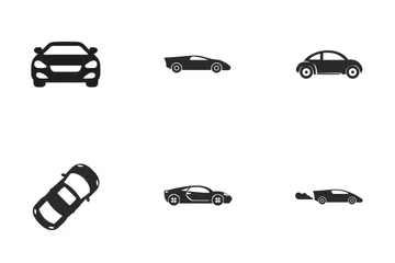 Autos y coches Paquete de Iconos