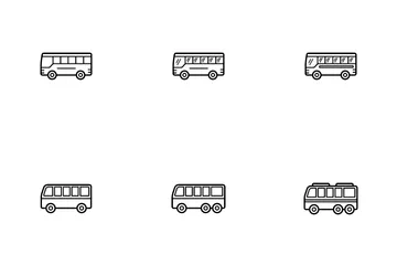 Autobús Paquete de Iconos