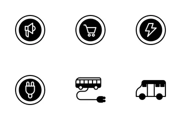 Autobús Paquete de Iconos