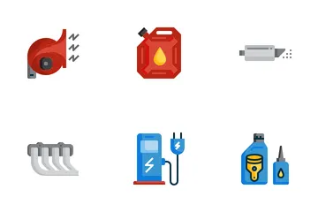 Autodienstleistungen Symbolpack