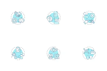 Automatisation des processus robotisés Pack d'Icônes