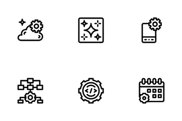 Automatización de tareas Paquete de Iconos