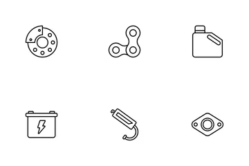 Automobile Parts Icon Pack
