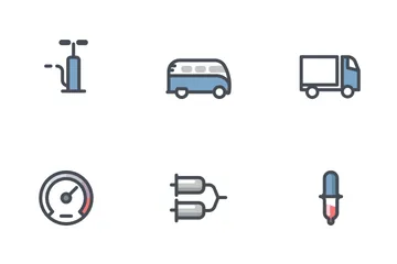 Automobile Services Icon Pack