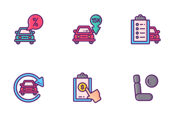 Automotive Dealership Icon Pack