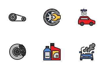 Automotive Equipment & Services Icon Pack
