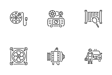 Automotive Industry Icon Pack