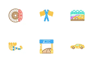 Autorennen Symbolpack