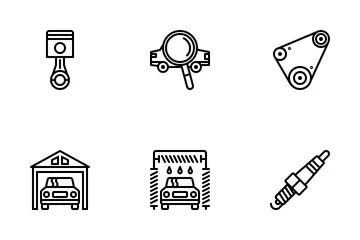 Autoreparatur Symbolpack
