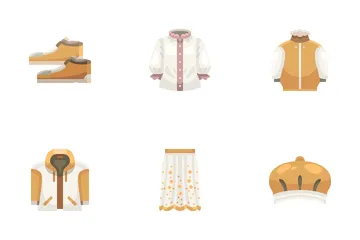 Autumn Clothes Icon Pack