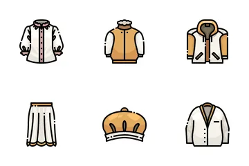 Autumn Clothes Icon Pack