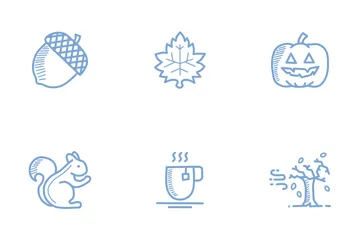 Autumn Doodles Icon Pack
