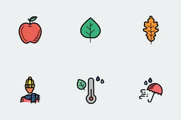 Autumn Doodles Icon Pack