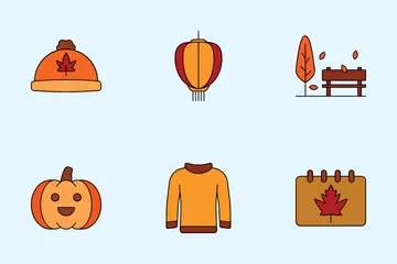 Autumn Festival Season Icon Pack