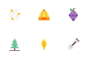 Autumn Flat Colours Icon Pack