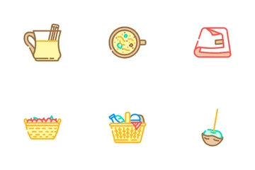 Autumn Season Fall Leaf Icon Pack