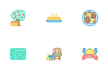 Autumn Spend Time Forest Icon Pack