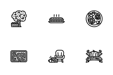 Autumn Spend Time Forest Icon Pack