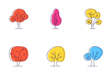 Autumn Tree Icon Pack