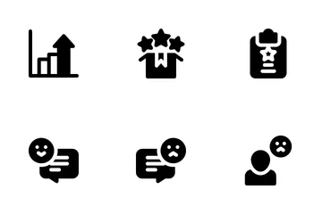 Avaliação do cliente Pacote de Ícones