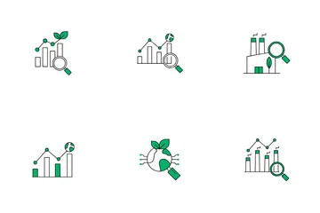 Avancées technologiques en écologie Pack d'Icônes