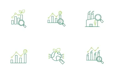Avancées technologiques en écologie Pack d'Icônes