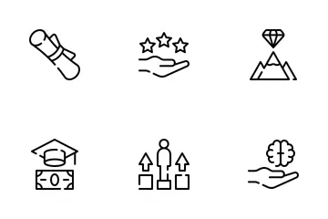 L'avancement de carrière Pack d'Icônes
