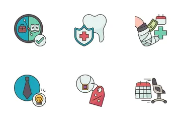 Avantages sociaux Pack d'Icônes