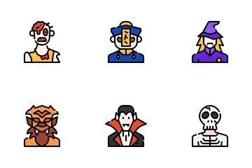 Avatar de terror Paquete de Iconos