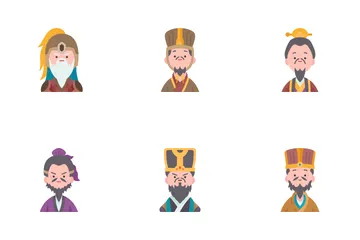 Avatar dos Três Reinos Pacote de Ícones